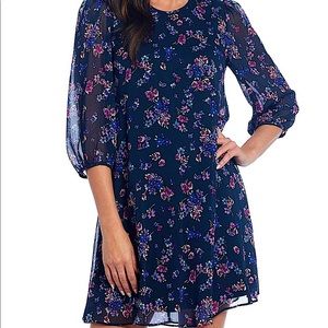 Calvin Klein floral mini dress NWT